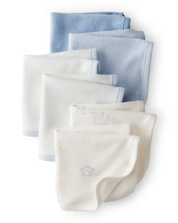 6-Pack Wash Cloths - Blue