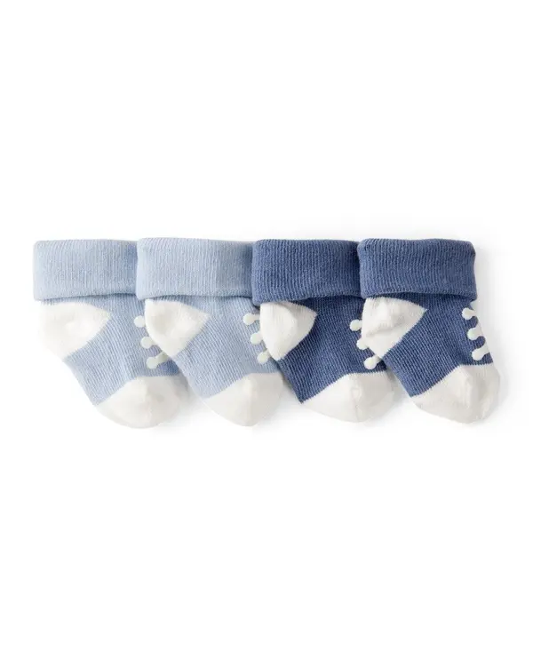 2-Pack Blue Booties