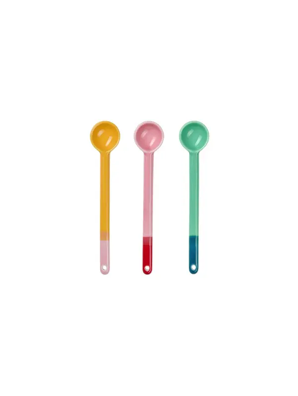 set of 3 spoons - smoothie colors