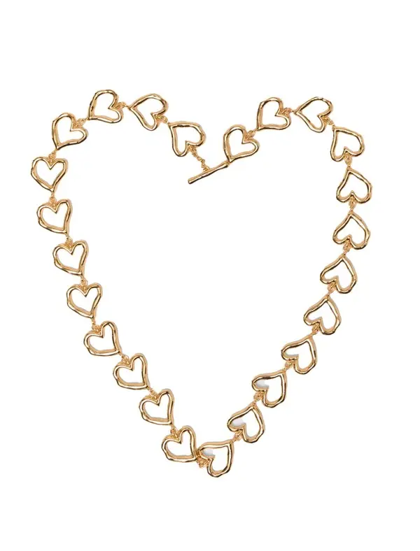 Gold-plated heart necklace
 Image