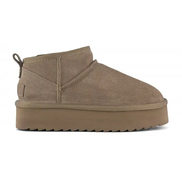 Platfrom suede Short Boots