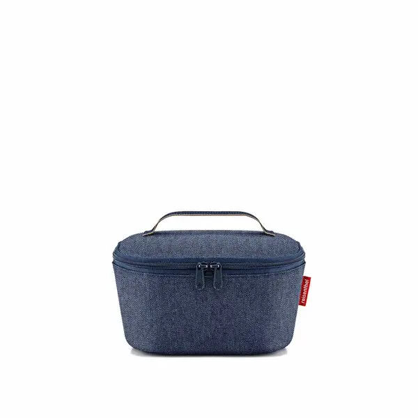 S pocket herringbone coolerbag  - dark