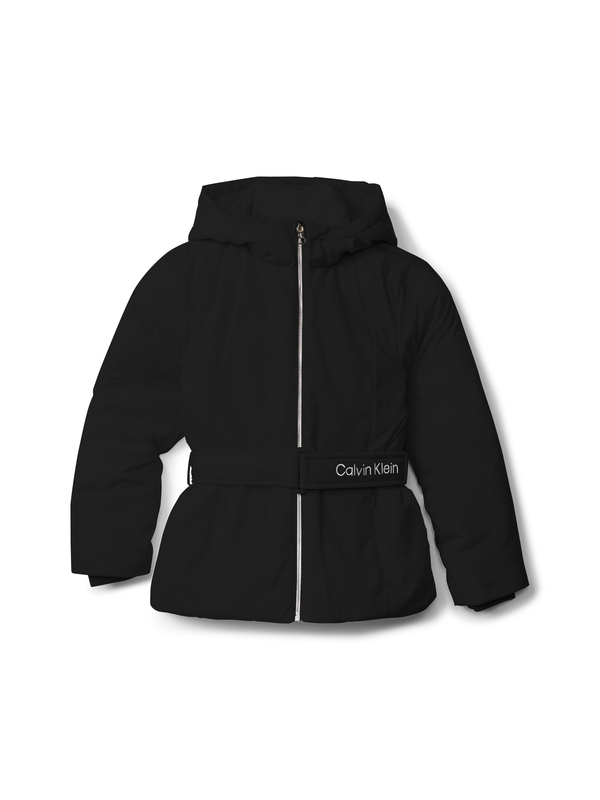 Short logo padded Puffer Jacket