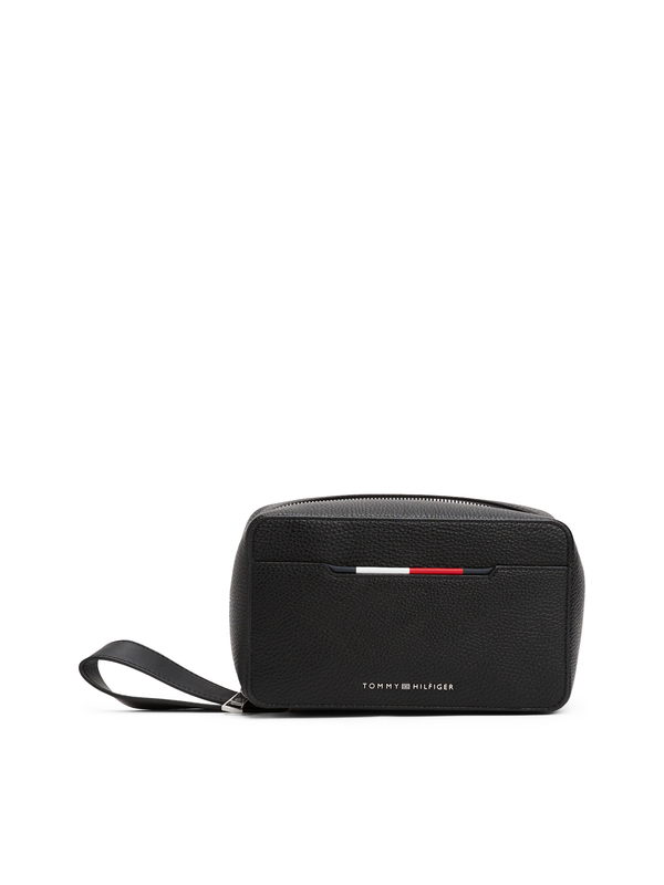 Metal Logo Pebble Grain Washbag Image