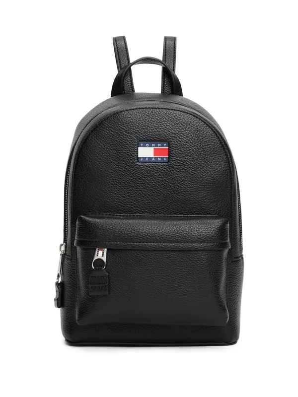 Rubberised Backpack with Pebble Grain Finish Image