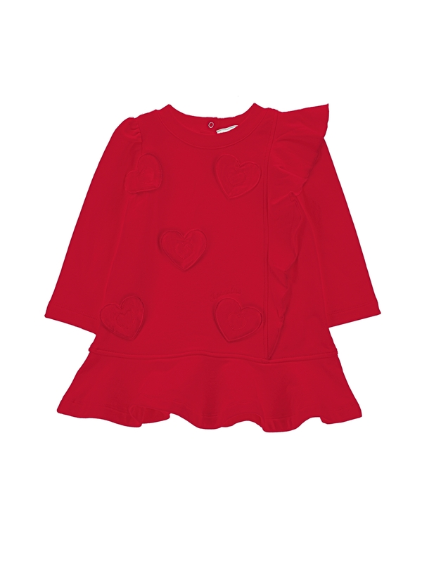 Ruffled bottom Sweatshirt Dress