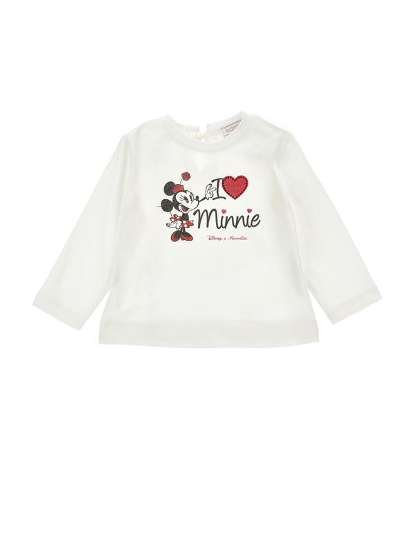 Minnie Mouse Print Long Sleeve T-Shirt