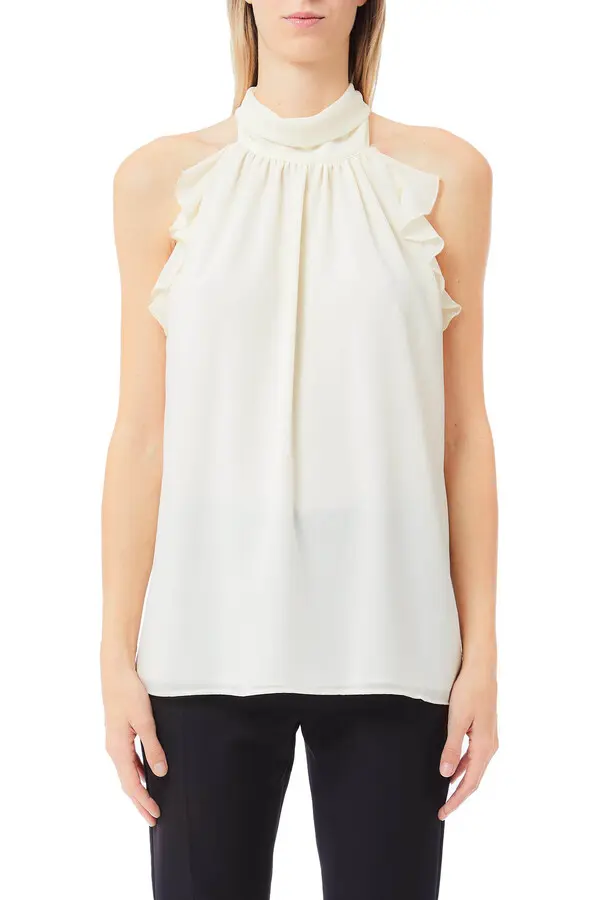 Halter Neck georgette top