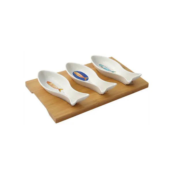  3Bowls W.Tray#R1991#Bord Image
