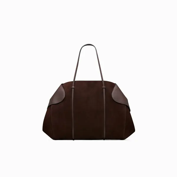 Suede Leather Tote Bag