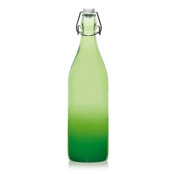 Lory Bottle 1 Liter with Mount Lid - Spray Green Design