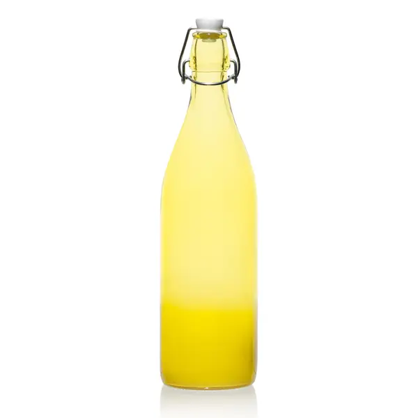 Lory Bottle 1 Liter with Mount Lid - Spray Yellow Design