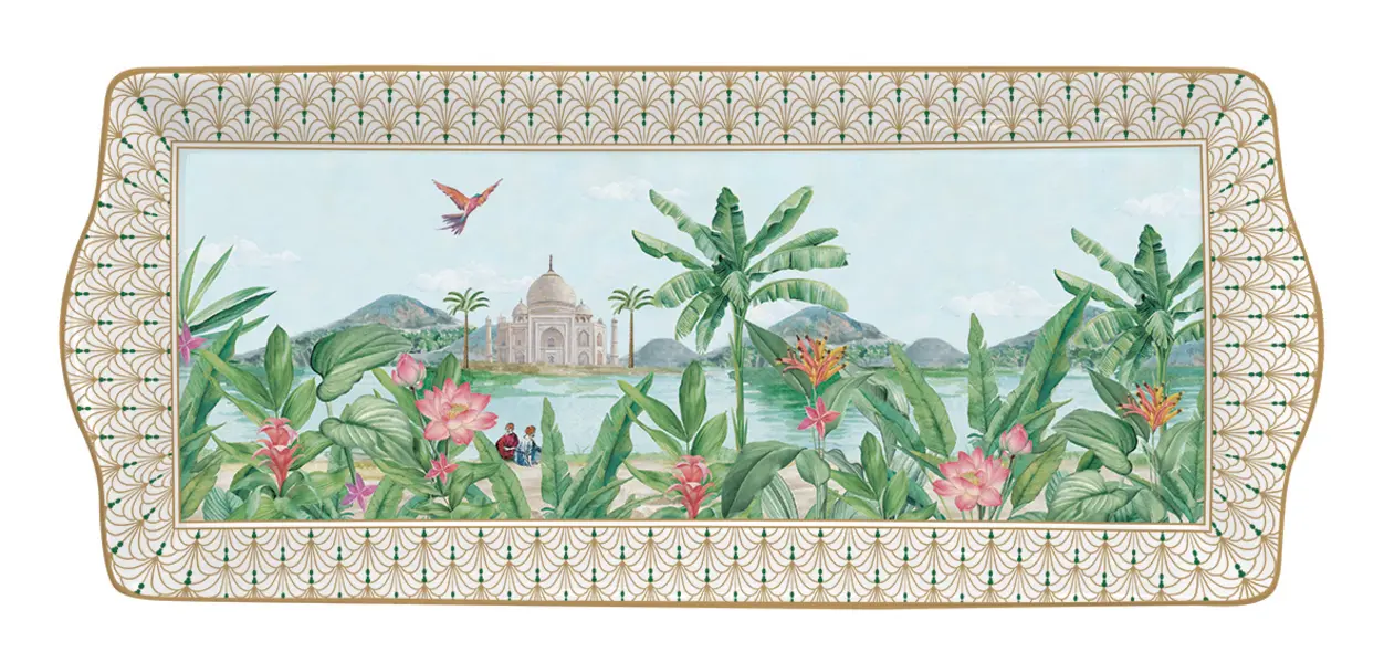 Paradise Sauvage Porcelain Serving Platter