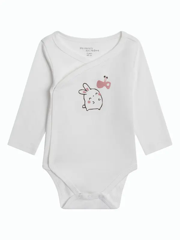 Set of 2 - Newborn Cotton Bodysuit