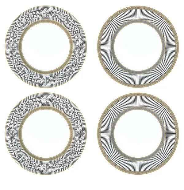 Dessert Plate Set Of 4 Pieces, 19Cm Each Image