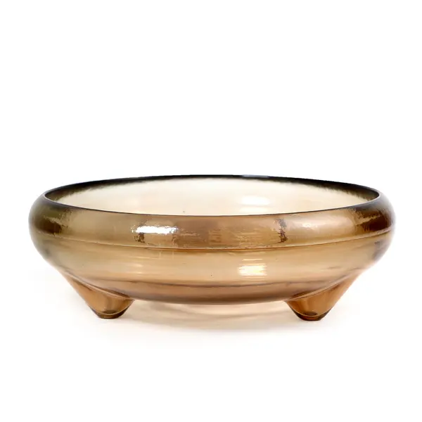 Round Vase Legs Light Brown Image