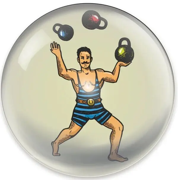 Paperweights - Circus Strongman