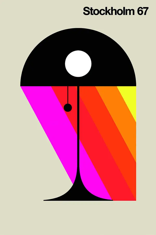 BO LUNDBERG - Stockholm 67 Poster