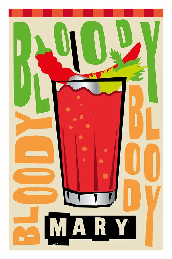 COCKTAILS - Bloody Mary Poster