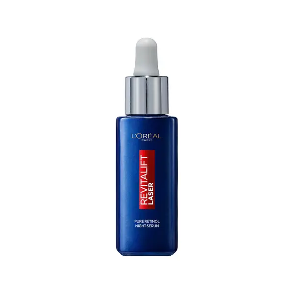 L’Oréal Paris Revitalift Retinol Night Serum For Face, With 0.2% Pure Retinol, Moisturizes Skin and Eliminates Deep Wrinkles, For All Skin Types, 30 ml