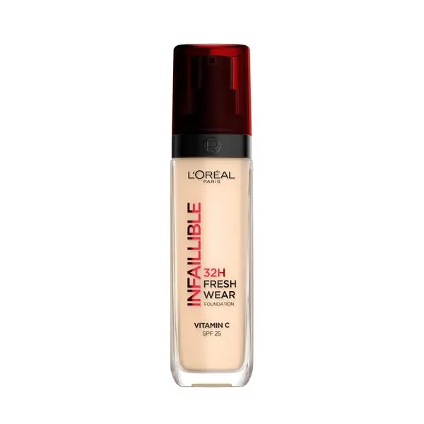 L’Oréal Paris Makeup Infaillible 32H Freshwear Longwear Liquid Foundation, Vitamin C, SPF25