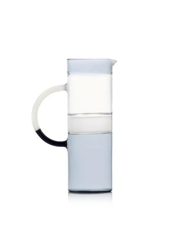 Jug Cylinder Smoke/Wht/Clear Image