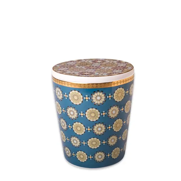 Porcelain Box With Lid Andalusia 12cm x H14cm