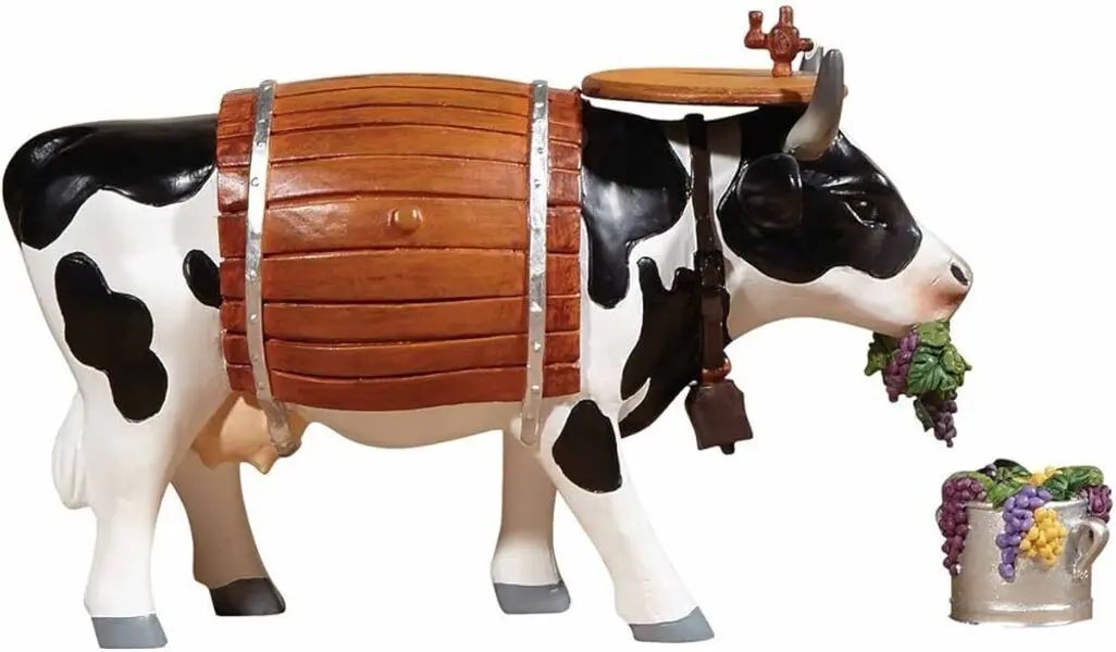 Clarabelle the Wine Cow Statue