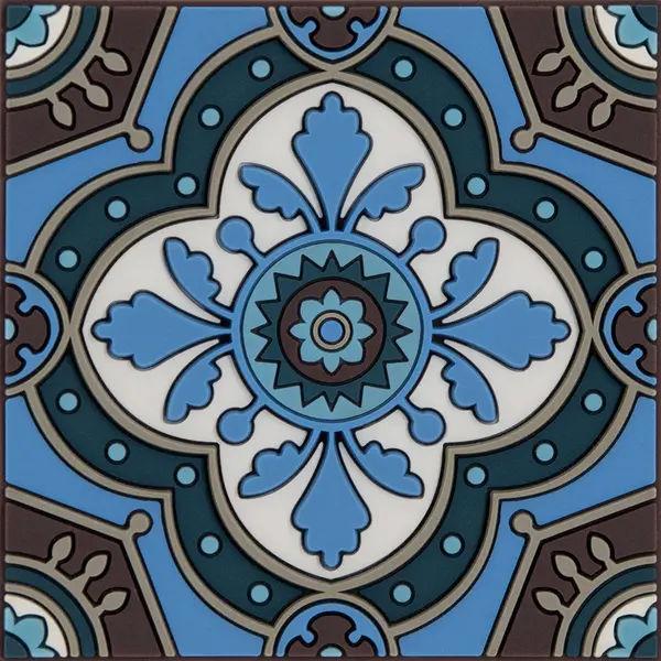 Coaster Sejjadeh Azur- 2 Pcs 9x9cm