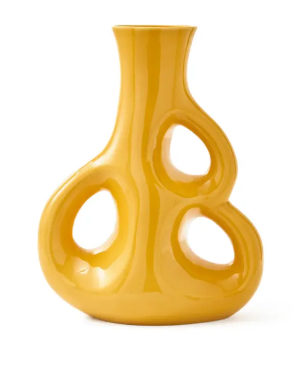 Vase Three Ears Yellow M Image