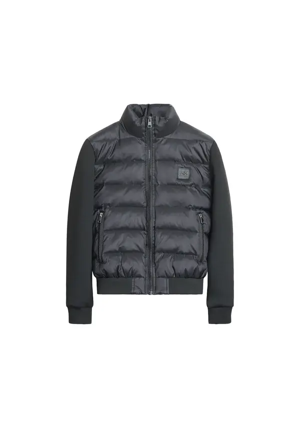 Quilted Bomber Jacket