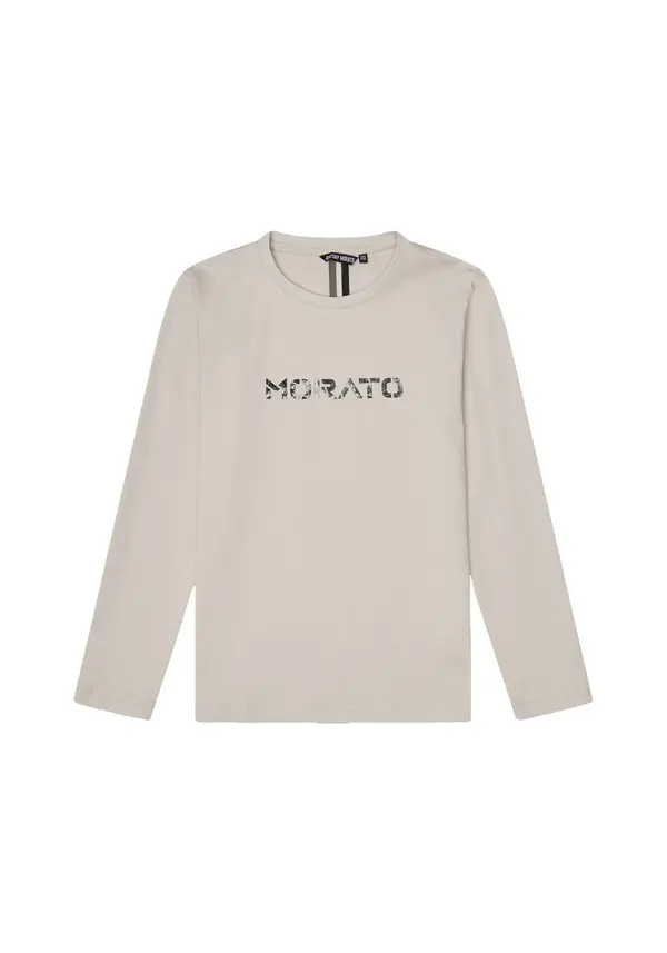 Long Sleeve T-Shirt with Camouflage Logo