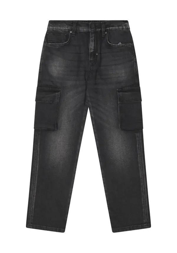 Relaxed Fit Cargo Jeans