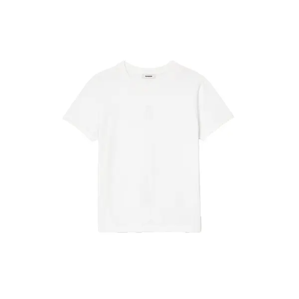 Cotton T-shirt with embroidery