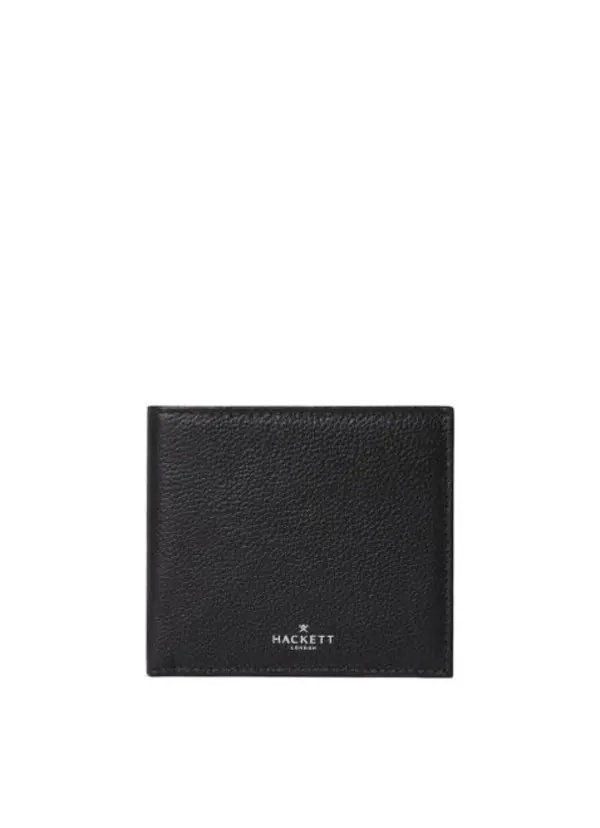 Grained Leather Billfold Wallet