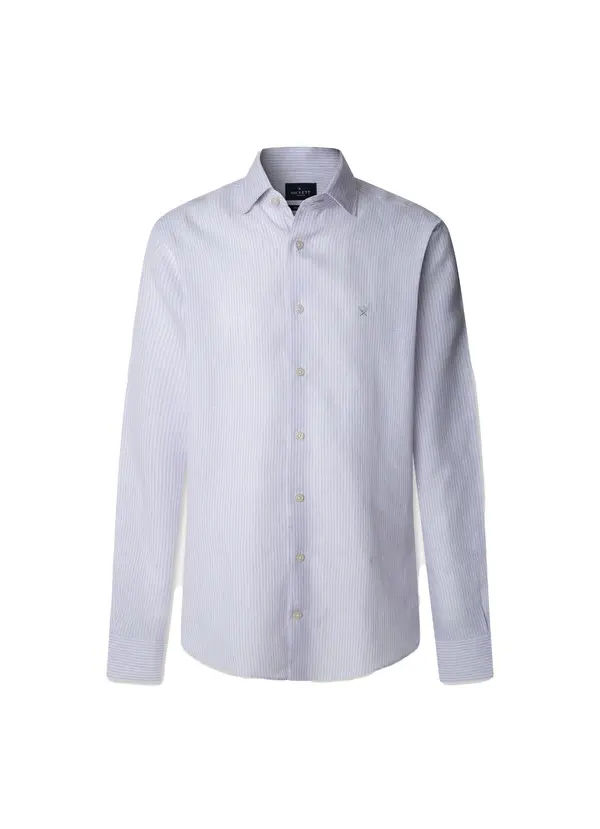 Classic Fit Linen Striped Shirt