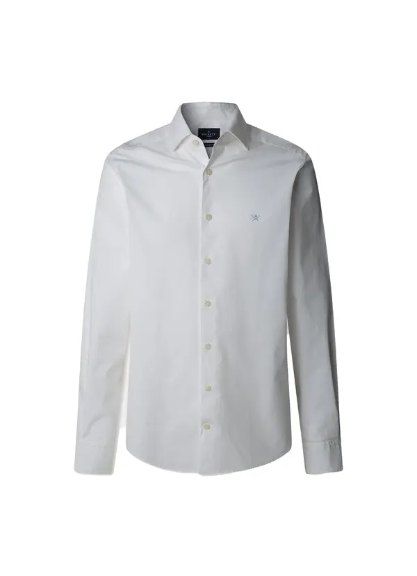 Tailored Fit Garment Dyed Poplin Shirt