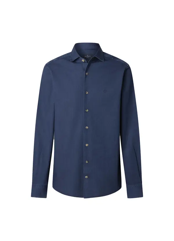 long-sleeve button-down shirt. Image