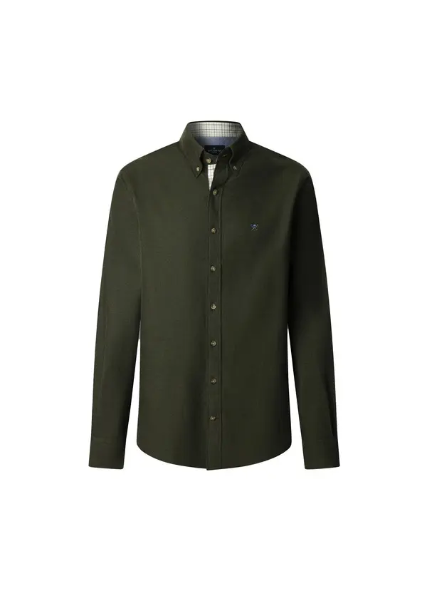 Tailored Fit Multi Trim Flannel Shirt Image