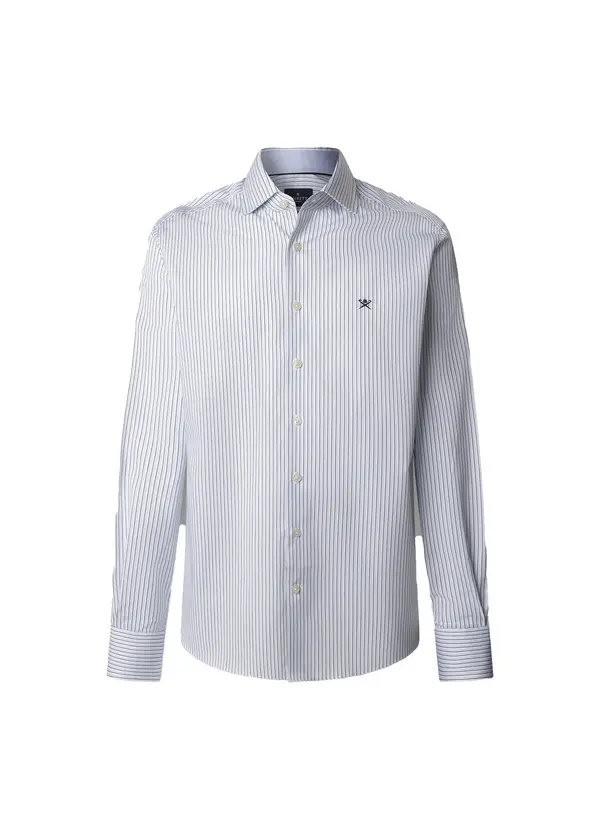 Poplin Stripe Slim Fit Shirt