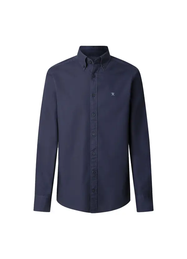 Tailored Fit Garment Dyed Oxford Shirt Image