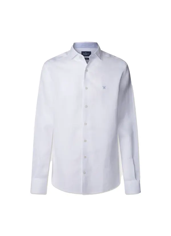 Tailored Fit Yarn Dyed Linen Shirt