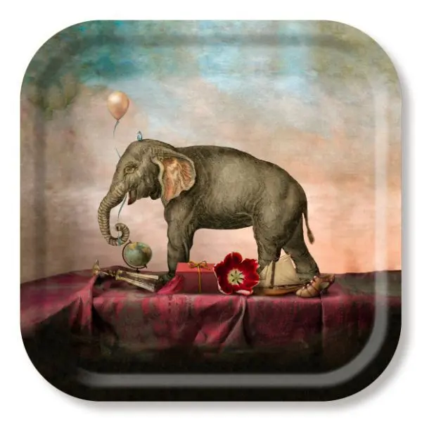 Tray 38x38cm A fine romance 