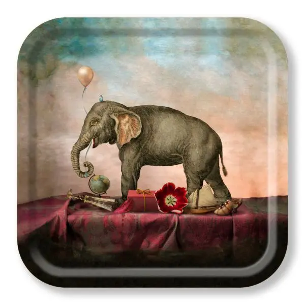 Tray 32x32cm A fine romance