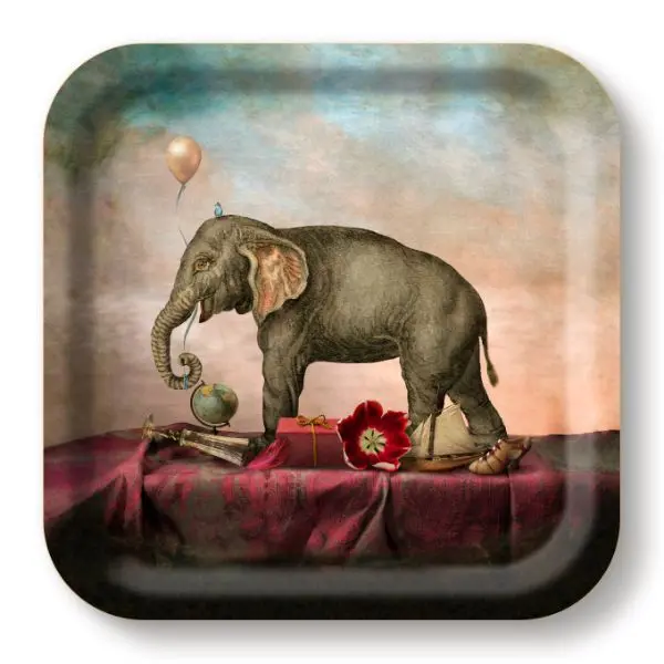 Tray 20x20cm A fine romance