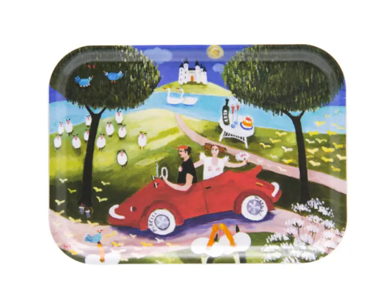 Tray 27x20cm Happy Day