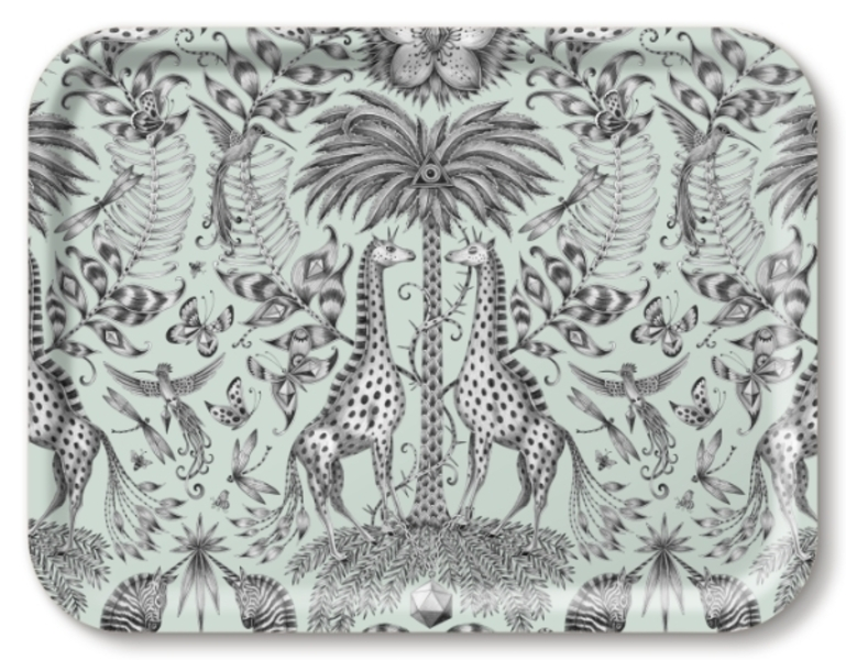 Tray 36x28cm Kruger/green