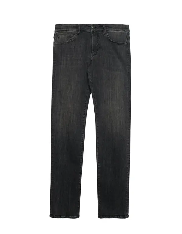 Slim-fit charcoal grey jeans 
