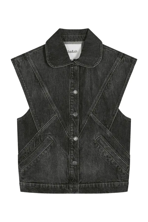 Women’s Sleeveless Denim Jacket