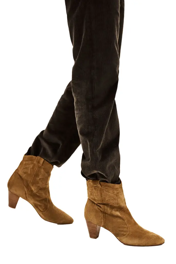 Calfskin leather mid-calf boots  Image